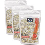 Resim Pufai Slender & King Size Katran Süzen Filtreli Ağızlık 7 MM 1250'li x 3 Paket 