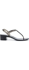 Resim Menghi Kadın Pvc Siyah Parmak Arası Sandalet 774 903E Bn Sndlt Y25 Black 
