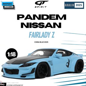 Resim 1:18 2025 PANDEM NISSAN FAIRLADY Z CHINA BLUE 