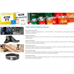 Resim İBTAŞ Bally Balco C8 Teneke Yapıştırıcı 15 Kg - Kırmızı Teneke 