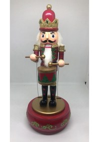 Resim Lebron Fındıkkıran Ahşap Müzikli Kukla Kutusu Yeşil 