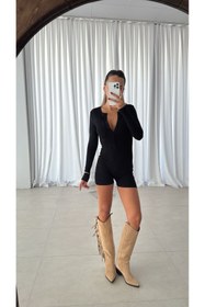 Resim Gilla Shoes and Bag Sierra İç Dış Hakiki Deri Püskül Detay Camel Çizme 