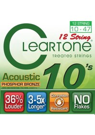 Resim Cleartone Phos-Bronze 12 Strıngs 10-47 Takım Tel 12 Telli Akustik 