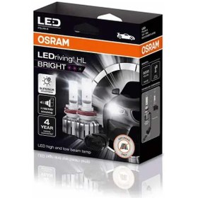 Resim Osram Far Ampulü Led H8/h11/h16 12v 19w Bright 64211dwbrt-2hfb 