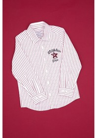 Resim U.s. Polo Assn. Erkek Çocuk Kırmızı Gömlek Desenli 50316675-vr030 Kırmızı 