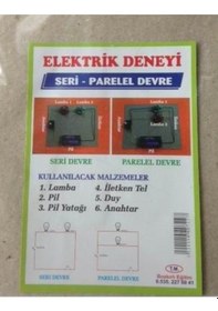 Resim Elektrik Deney Seti Seri Paralel Devre 