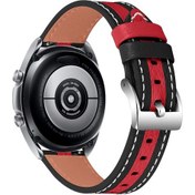 Resim Csdake Garmin Vivomove/vivomove Hr İçin 20mm Ayarlanabilir Renk Ekleme Deri Akıllı Saat Yedek Kayış 