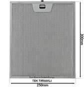 Resim Class DVG6D660 Aspiratör Davlumbaz İçin Alüminyum Filtresi 250×300 mm 