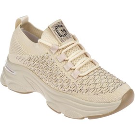 Resim Guja Taşlı Triko Kadın Spor Ayakkabı Gj-309-3 Bej 