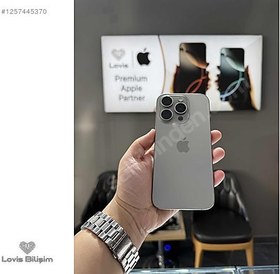 Resim Apple iPhone 15 Pro İkinci El TR | 128 GB | Natürel Titanyum 