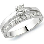 Resim Tektaş Pırlanta Yüzük 0.48 Ct G-Sı 5.40 Gram 18 Ayar Altın 