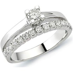 Resim Tektaş Pırlanta Yüzük 0.48 Ct G-Sı 5.40 Gram 18 Ayar Altın 