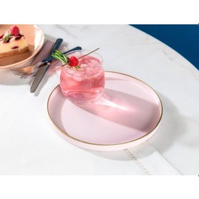 Resim Madame Coco Dory Yuvarlak Sunum Tepsisi Dory22x22x2cm-soft Pudra 