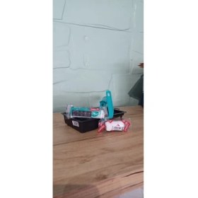 Resim Dekor Hobi Boyacı Kabı+Kadife Rulo 10 Cm+5 cm 