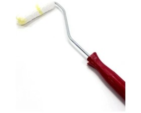 Resim Zenvia 10 cm Mini Boya Rulosu Seti 6 Adet Yedek Rulo Hediyeli Dar Alan Boyama Rulo Fırça 