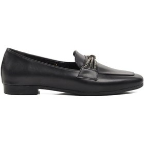 Resim Ayakmod 514509 Siyah Kadın Loafer Ayakkabı 001 