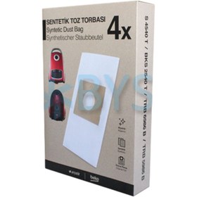 Resim ÖZ BEYAZ EŞYA Arçelik S 4230 ELEKTİRİKLİ SÜPÜRGE TOZ TORBASI ( 4 ADET ) 