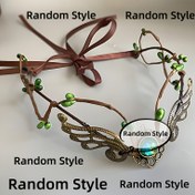 Resim Goth Elf Fairy Tale Crown Headpiece, Rol Oynama İçin Koyu Elf Kostümü, Gotik Düğün Fotoğraf Arka Plan Dekorasyonu, 25 Sahneye Uygun 