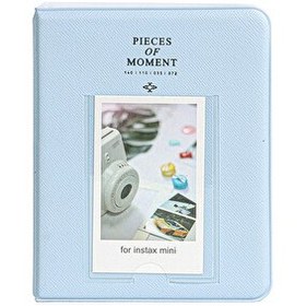 Resim Fujifilm Instax Mini Film Uyumlu 64'lü Mavi PVC Albüm 