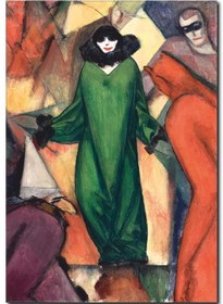 Resim The Green Domino Kanvas Tablo Rt-1095 