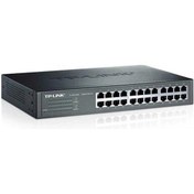 Resim 24 Port 10-100-1000 Mbps Switch Çelik Kasa Rack Mount Tak Ve Kullan % 40 Enerji Tasarruflu G 