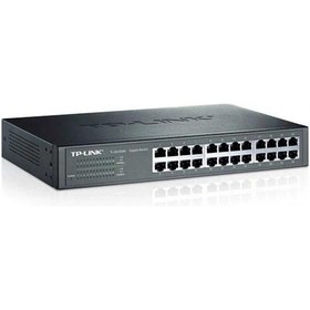 Resim 24 Port 10-100-1000 Mbps Switch Çelik Kasa Rack Mount Tak Ve Kullan % 40 Enerji Tasarruflu G 