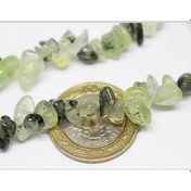 Resim Prehnit Prinayt Kırık Doğal Taş Dizisi 