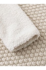 Resim ipek atlas Unisex Peluş Çocuk Ceket 