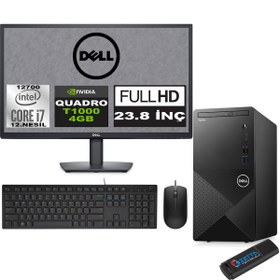 Resim Dell Vostro 3910 mt Intel Core I7 12700 16GB 256GB SSD 23.8" Fhd Windows 11 Home Quadro T1000-4GB Masaüstü Bilgisayar 23N3910T1000H06 + Zetta USB Bellek 