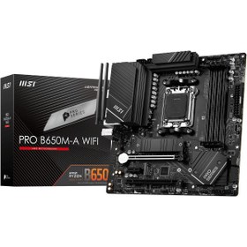 Resim MSI Pro B650M-A Wi-Fi AMD AM5 DDR5 Micro ATX Anakart 