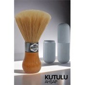 Resim El Yapımı Çok Renkli Tıraş Fırçası, Şık ve Kullanışlı Kutuda 