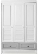 Resim Vizyon 3 Kapılı Dolap, Bebek Ve Genç Odası Dolap Beyaz 