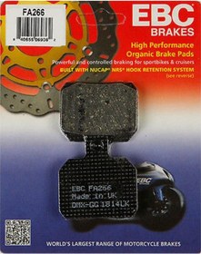 Resim Ducati Monster 1200 Arka Fren Balatası Ebc Fa266 Balata 
