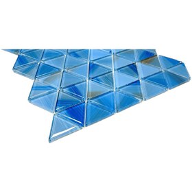 Resim MozaiKristaL Havuz, Banyo ve Tüm yüzeyler için 48x48 mm Üçgen Kristal Mozaik ( 1 Kutu = 1 m2 Fiyatıdır ) 