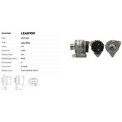 Resim LUCAS ALTERNATOR 12V 120A IVECO DAILY TURBO II PEUGEOT PREMIER J10 14> (BOSCH TIPI) - LEA0959 