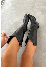 Resim Gladiolus Kovboy Kadın Çizme Siyah 