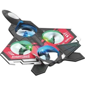 Resim Asiltech LED Işıklı Oyuncak Drone Fighter Jet Tasarımlı Uzaktan Kumandalı Uçak 