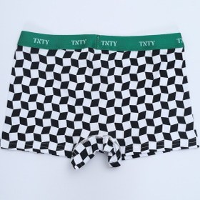 Resim Toontoy Kids Toontoy Erkek Çocuk Pamuklu Lastikli Boxer - 4'lü Paket-tk24826 Yeşil 