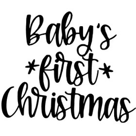 Resim Genel Markalar Babys First Christmas 2 Sticker Oto Motor Laptop Duvar Folyo Sticker 40 X 32 Cm 