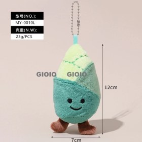 Resim Silver1 Yeni Yumurta Bebek Parti Peluş Oyuncaklar Çanta Çekicilik Bebek Bebek Pratik Bebek Anahtarlık (Yurt Dışından) 