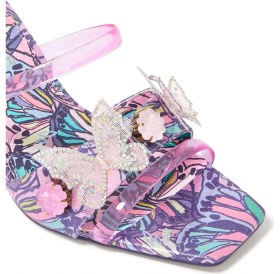 Resim Kurt Geiger Butterfly Detaylı Mule Kadın Topuklu Sandalet 
