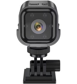 Resim Tenfowee Siyah Akıllı Wifi Kamera: İki Yönlü Konuşma, Kızılötesi Gece Görüşü, Hareket Algılama Yerleşik Li-pol Batarya As03 