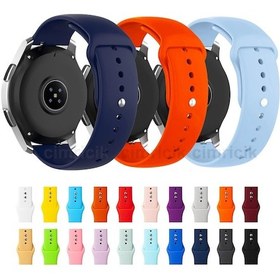 Resim Amazfit Gtr 47Mm Gtr 2 47Mm Uyumlu Kordon Silikon 22Mm Kayış K11 