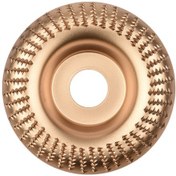 Resim Tenfowee 100mm 4 İnç Ahşap Taşlama Diski, 22mm 7/8 İnç Çap, Karbon Çelik, Polisaj & Oluşturma Aleti, Altın Eğimli 