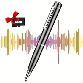 Resim Fochsia Siyah 64gb Ses Kayıt Cihazı Sesle Aktifleşen Taşınabilir Usb Mp3 Çalar Ses Kaydedici 