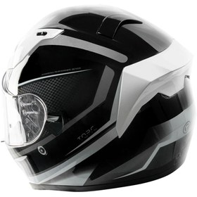 Resim Torc T-15 Route Kapalı Motosiklet Kaskı Siyah / Beyaz 