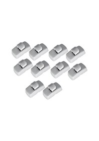 Resim Xiaaokeji Skoda Fabia Octavia Superb Gri Ön Güneşlik Klipsleri İçin 10 Adet 