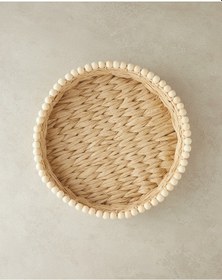 Resim English Home Chaplet Hasır Tepsi Kahverengi 