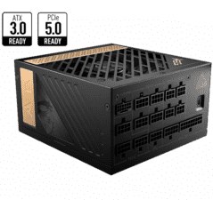 Resim MSI MEG AI1300P PCIE5 1300W 80+ PLATINUM PSU MSI MEG AI1300P PCIE5 1300W 80+ PLATINUM PSU