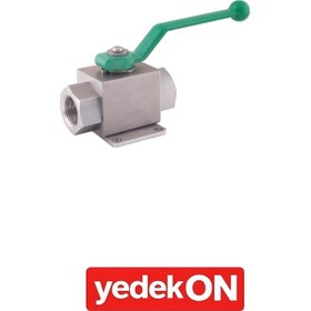 Resim Hidrolik 2 Yollu Ağız 316-L Paslanmaz Küresel Vanalar (Su Ve Kimyasal Akışkan Geçişi İçin Özel) [zemine Sac Monteli] 